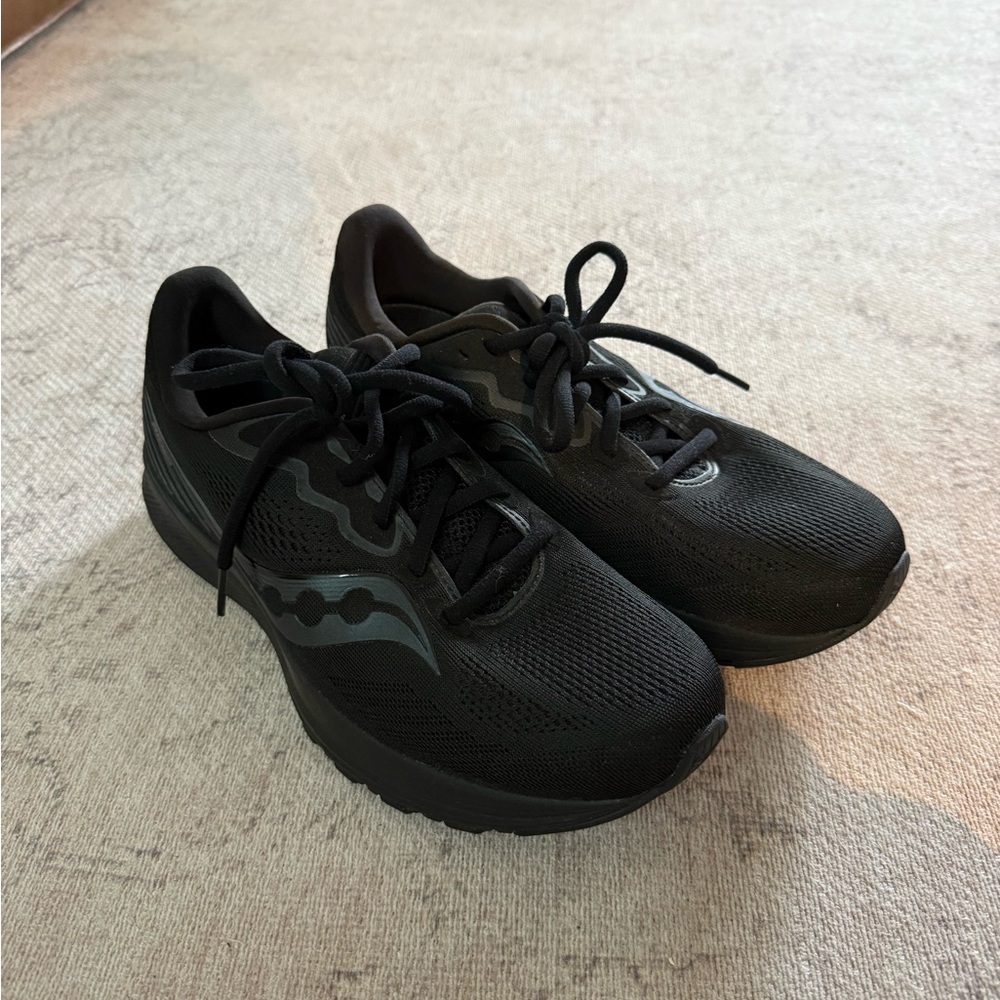 Saucony Black Athletic Sneakers